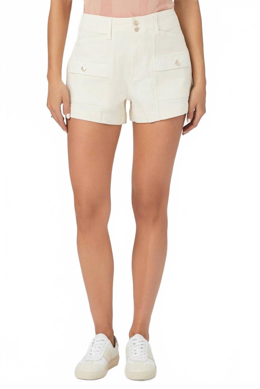 NEW PAIGE olivia cargo shorts in quartz sand
